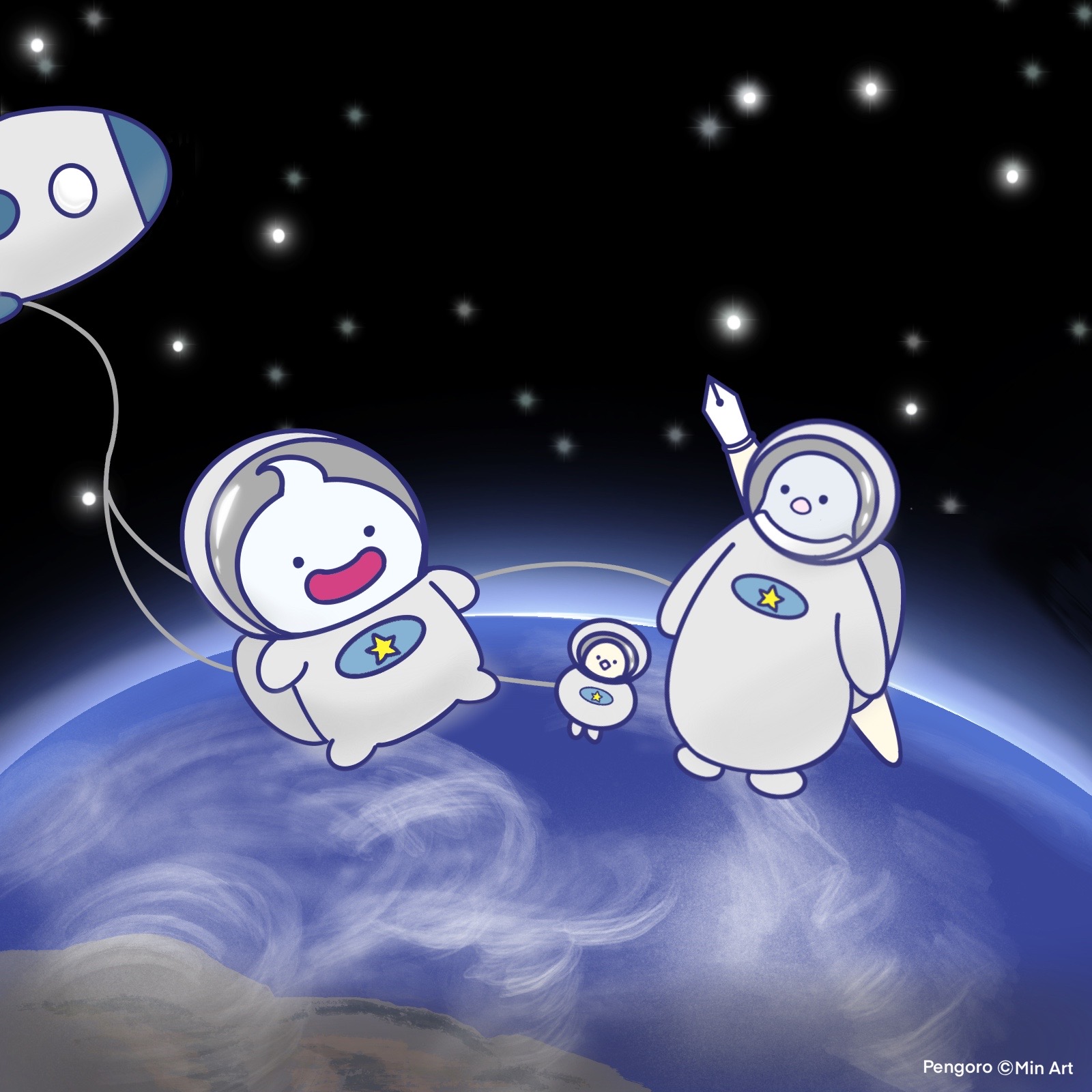 突然動き出したサボテン ゆるいイラスト えっほえっほ繁忙期中 Walk Saboten Twitter