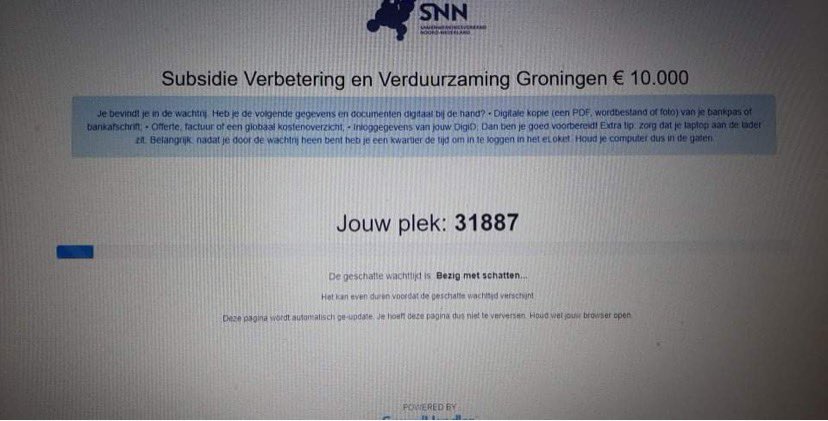 SandraBeckerman's tweet photo. Wanstaltig!

Den Haag verdiende ruim 400 miljard aan de #gaswinning maar laat Groningers concurreren om geld 

Vanaf 9.00 staan tienduizenden in de rij

Terwijl 53.000 mensen mogen aanvragen is er maar geld voor ca 30.000 

Er zijn nu al mensen met ‘lotnummers’ hoger dan 30.000 https://t.co/iSHnlHdoHU