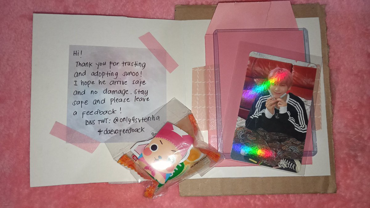 hnnahmdpr's tweet photo. Nakauwi na po si sunoo
Super safe din po ng packaging
Thank youππ
@only4svtenha
#daevafeedback https://t.co/ToigIxbHJh