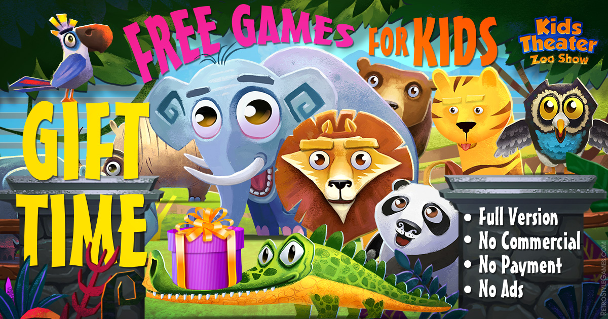 RetroStyleGames's tweet photo. RetroStyle Games 🎮 gives a free game
"Kids Theater: Zoo Show"
https://t.co/1oYierjoxw
It's a present 🎁 for all little fellows. Full version, no payment, no ads, no commercial — from now and forever!🎊
#gamedev #indiegame #android #tocalifeworld #applaydu #pjmasks #nickjr https://t.co/UYuW6RE5mm