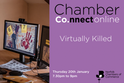 January can be a bit of a boring month after the fun and festivities of Christmas...so why not find your inner detective and join us for a FREE evening with an immersive, online crime scene experience? 

Clues here: ow.ly/AEZi50HpjKA

#ChamberEvents #LoveACrimeDrama