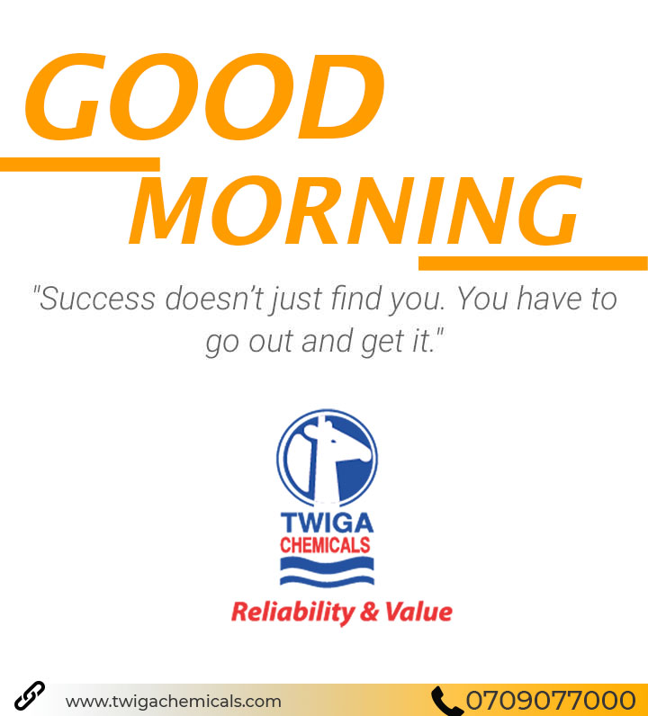 What a beautiful Morning to Kickstart our Day.
Twiga Chemicals wishes you a fantastic day and Successful Week.
#mondaymotivation #mondaymood #TwigaChemicals