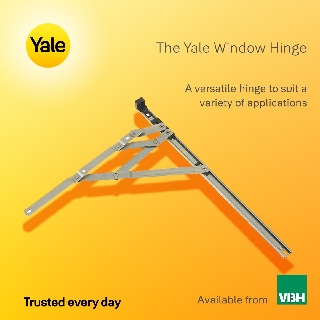 VBHGB's tweet photo. We are proud to stock the excellent  @YaleDWS  and Securistyle friction stays. They are the perfect fit for our range of casement window locking systems including shootbolts, security espags and standard espags. https://t.co/4qPRexv56r