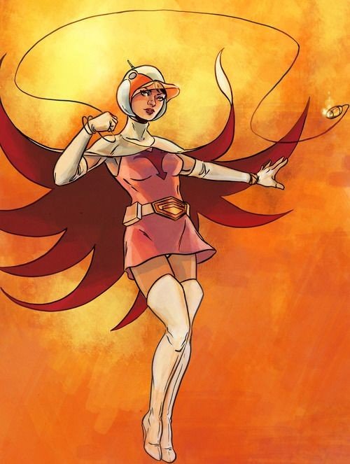 懐かしい思い出の中のまんが “白鳥ジュン” 科学忍者隊ガッチャマンの紅