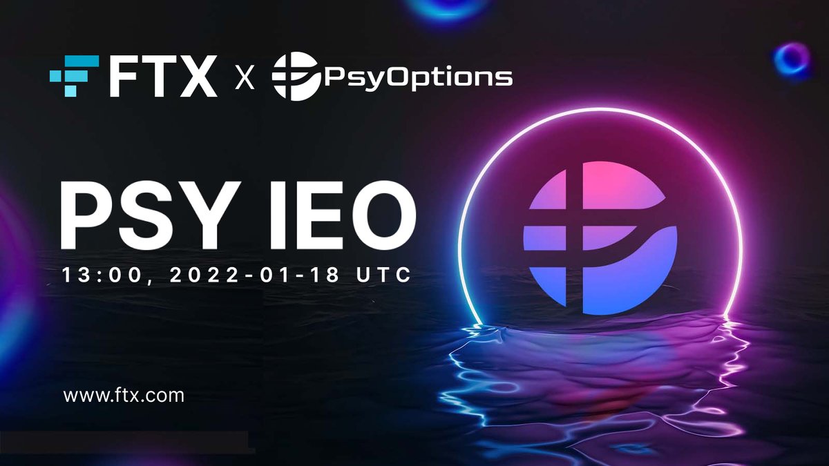 🎁FTX'in IEO'su PsyOptions'dan 500$ #Whitelist

🧧5 Şanslı kişiye Ön Satıştan 100$ $PSY Alım Hakkı🧧

1️⃣Bu Tweet'i RT yap
2️⃣<a href="/FTX_TR/">FTX TR</a> ve <a href="/FTX_Turkish/">FTX Türkiye</a> takip et
3️⃣Yoruma 2 arkadaşını etiketle

Önceki IOE'lar: ftx.com/ieos
IEO Katılım: bit.ly/PSYoptions

⏰14.01.2022