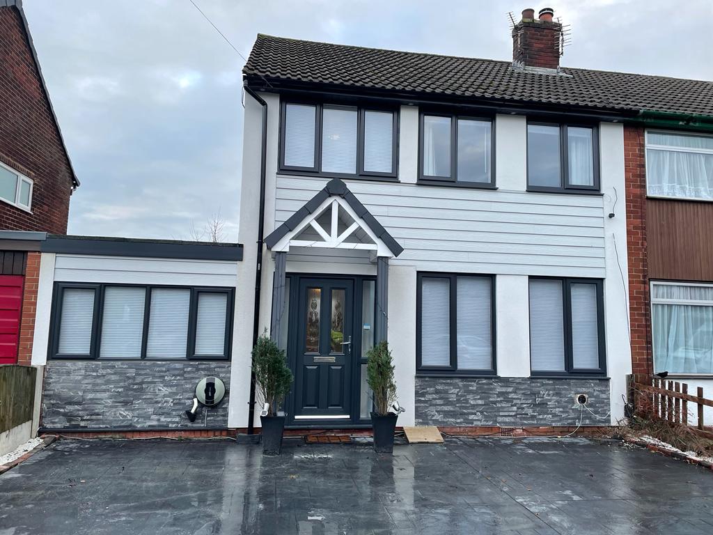 A home through the decades.
Our reurb company Jemericon Ltd brought this late 60's home into the 21st century with an internal and external makeover. 
From original artists impression to almost complete project.