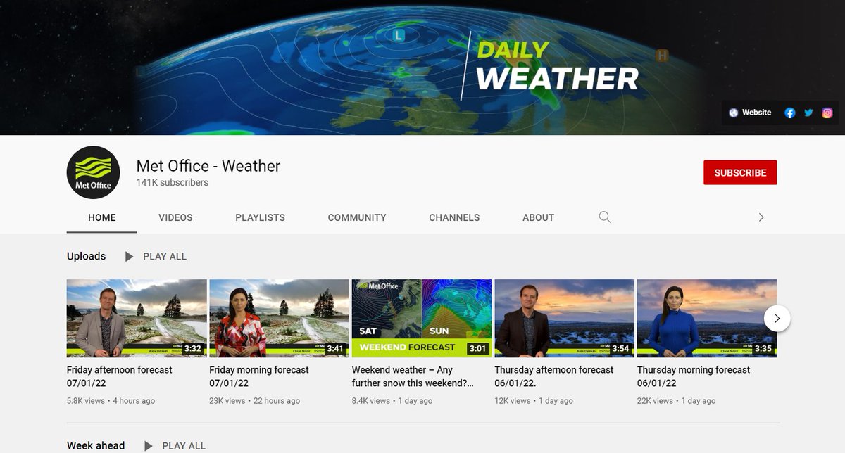 One Minute Brief of the Day:
Create posters to encourage people to subscribe to <a href="/metoffice/">Met Office</a> on YouTube where they can get daily presented weather forecasts featuring <a href="/alexdeakin/">Alex Deakin ⚡️☀️❄️🌧</a> <a href="/aidanweather/">Aidan McGivern</a> <a href="/clarenasir/">Clare Nasir</a> #WeatherForecast 

Details: bankofcreativity.co.uk/blog/omb-weath…

WINNER PRIZE:
£200 CASH!
