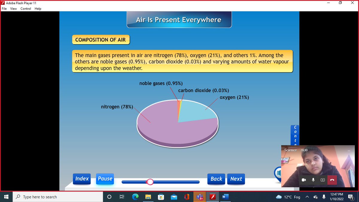 let's keep the air we breathe: clean and pure, topic discussed composition of air with 6th grade at <a href="/STSWSRAJGOMAL/">S.T.S. World School (Official)</a> linked with <a href="/SDG2030/">SDG2030</a> #MicrosoftEDU #MicrosoftTeams <a href="/cbseindia29/">CBSE HQ</a> @KhullarY