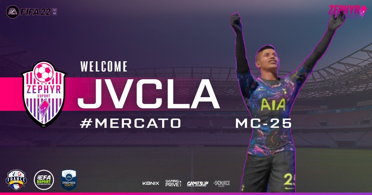 Annonce effectif 16/23 🐙#FIFA22 !

🎽<a href="/AugustoJonatha5/">Ruan x_Jvcla 🇵🇹</a> MC

Dernière recrue de notre mercato, MC box2box, il saura apporter toute son expérience pour triompher.
PS : Surnommé coach du vestiaire

#LetsGOPoulpe <a href="/Zephyr_E_Sport/">Zephyr Esport</a> 💜🤍