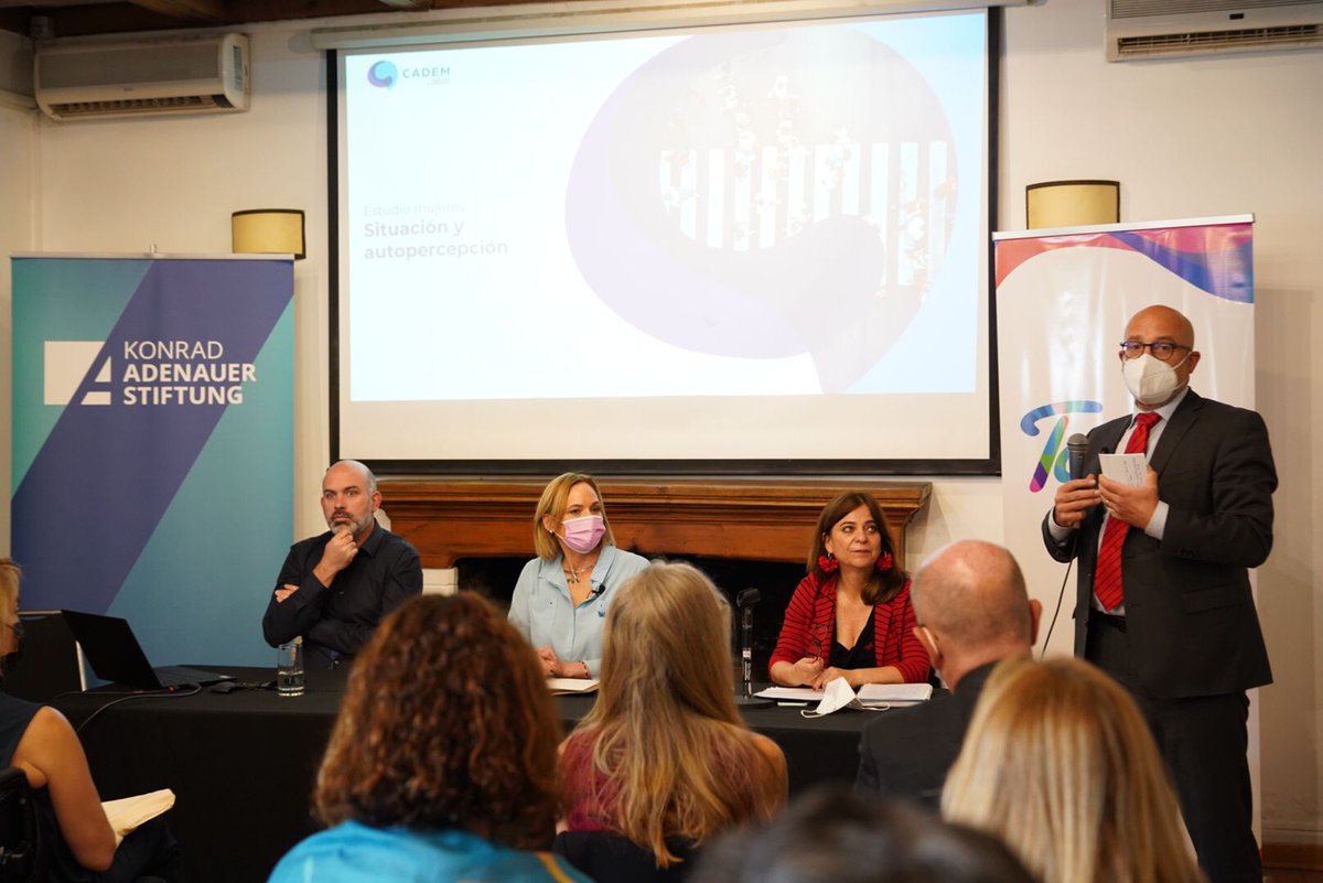 #Ahora 6 de cada 10 mujeres se ha sentido discriminada // Garantizar igualdad de sueldo y acabar con violencia de género son las medidas + importantes para mejorar situación de ♀️. Datos del estudio de autopercepción que presentamos con Fundación Todas👉 bit.ly/3pNcoGG