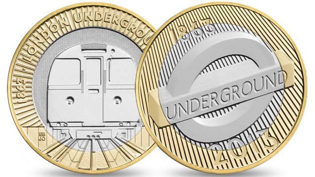 GREATBritain's tweet image. Happy birthday to the Tube! 🎂

Opened #OnThisDay, the world&apos;s first subterranean railway will turn 160 next year.

These two coins were released for the 150th anniversary. Have you spotted them in your change? 

#GREATengineering ⚙️🇬🇧