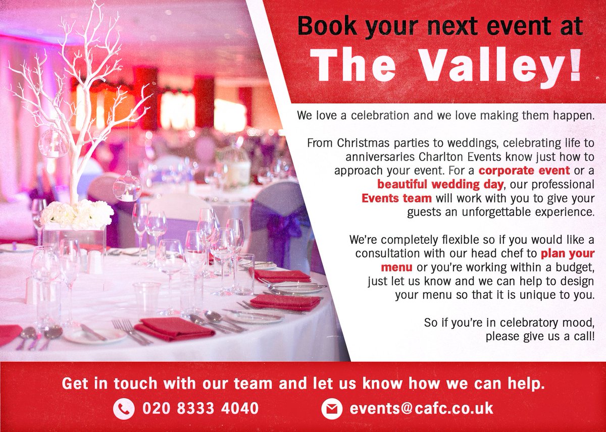 Charlton Events - Charlton Athletic FC Events Page tweet media