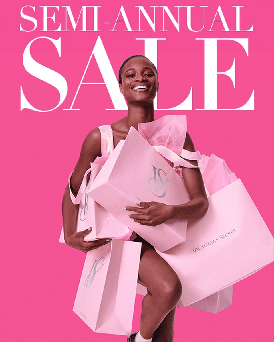 Victoria's Secret on X: "No FOMO here: shop the Semi-Annual Sale before  it's gone for good. There are just days left, but it takes only seconds to  add to cart. Shop the