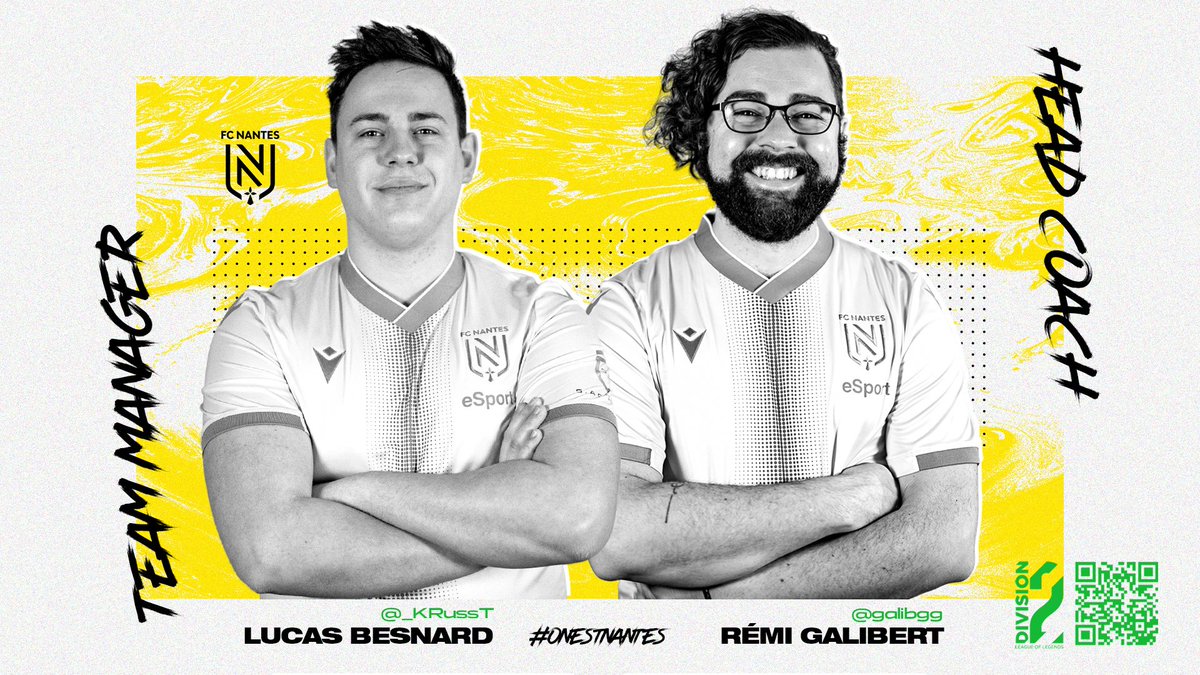 Que serait une équipe sans son staff !

Manager👔<a href="/_KRussT/">Lucas - AEG KRussT</a> 
Head Coach🧠<a href="/galibgg/">Galib</a> 

On vous donne rendez-vous le 17 janvier à 18h pour le match d'ouverture de la Div2 contre <a href="/JoblifeEsport/">Joblife</a>.