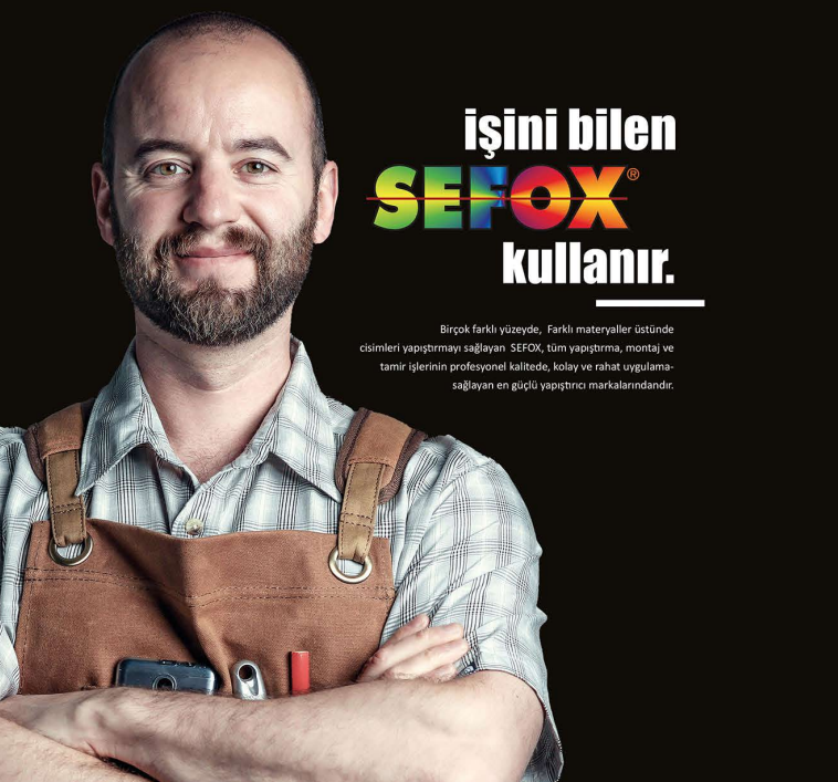 İşini bilen SEFOX kullanır! 🦏
✅ Kaliteden ödün vermeden en iyi ham maddeleri kullanır.
✅ Yanıcı olmama özelliği sayesinde işçi sağlığını gözetir. 
✅ Kokusuz olma özelliği ile son kullanıcının memnuniyetini artırır. 
✅ Tek yüzeye uygulanarak firmanın maliyetlerini düşürür.