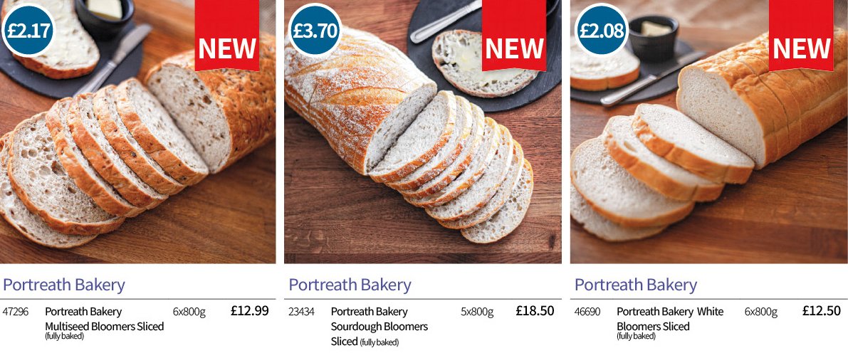 January Promotions...

Offer from <a href="/BakeryPortreath/">Portreath Bakery - Home of MMGF</a>

Three brand new products in stock and down to a low introductory price for this month

🔥 🔥 🔥