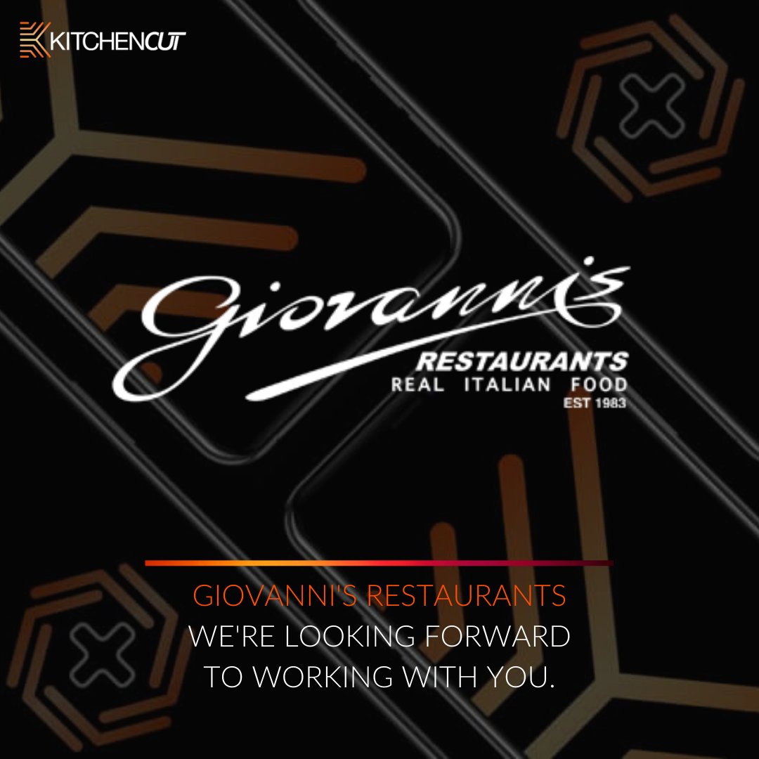 Welcome to Kitchen CUT, <a href="/GiovannisCardif/">Giovanni's Cardiff</a>, we're looking forward to working with you!