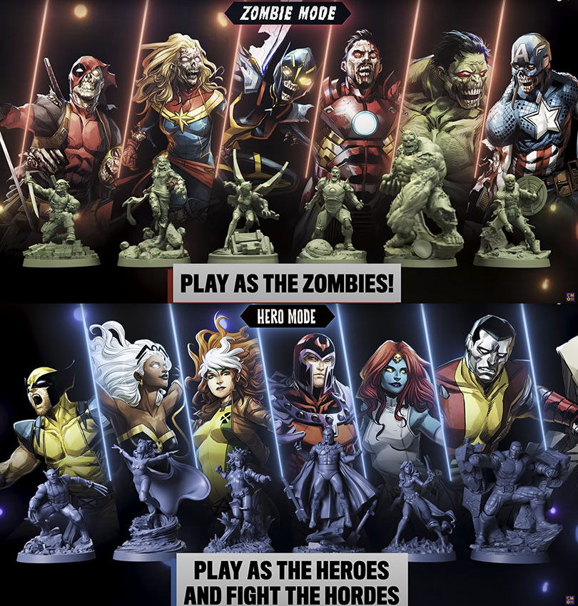 Juegos mesa Marvel héroes