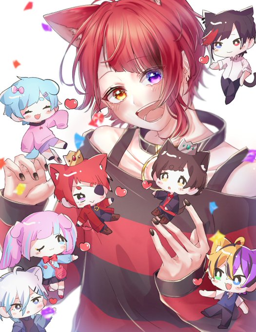 莉犬くん活動6周年のtwitterイラスト作品 莉犬くん活動6周年のtwitterイラスト作品