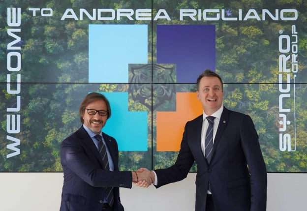 PolimericaNews's tweet image. Andrea Rigliano è il nuovo Group Chief Sales Officer (CSO) e Greenology Manager del Gruppo Syncro, holding industriale nel settore dell’automazione e controllo di linee di estrusione e riciclo  polimerica.it/articolo.asp?i…