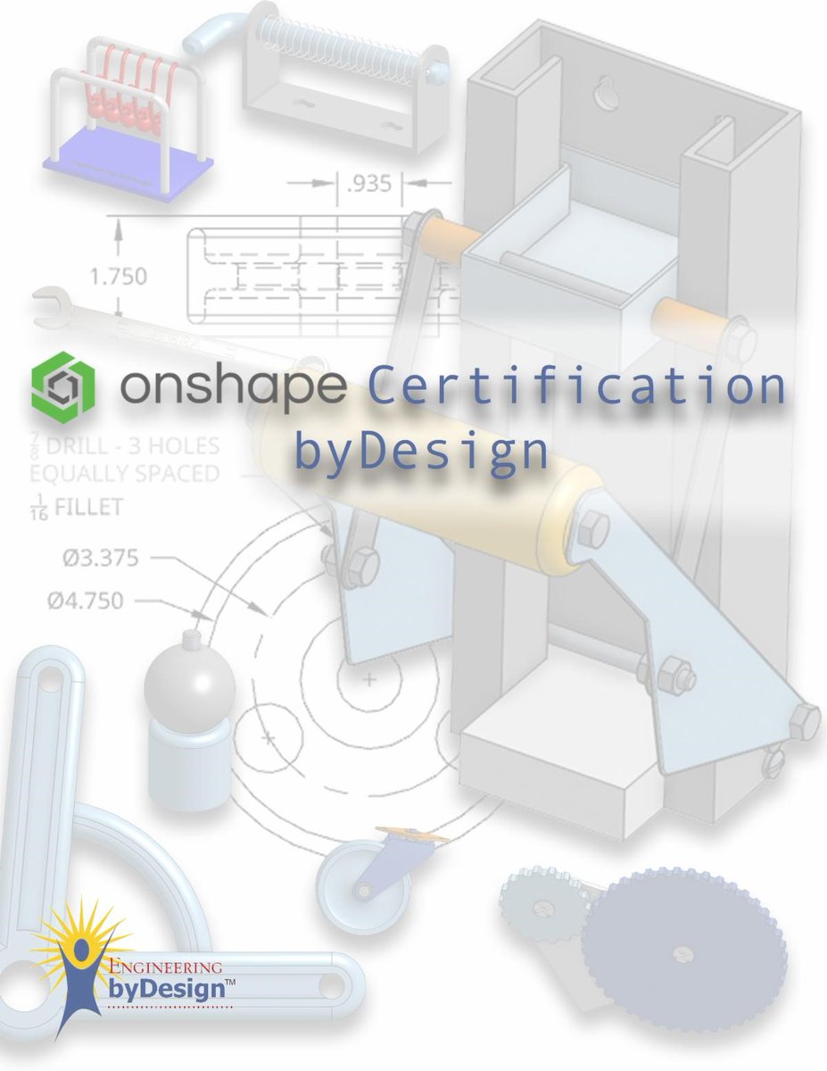 The Onshape Cert. byDesign course prepares students for the Onshape Certified Associate Exam. This course covers all of the topics necessary to be successful on the exam. 
buff.ly/335ho0L