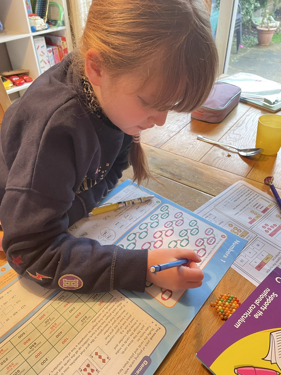 Whilst we’re at home she might as well do something constructive! #chpsmaths <a href="/CHPSYR3/">Cheadle Hulme PS Y3</a> <a href="/robert_heritage/">Robert Heritage</a>