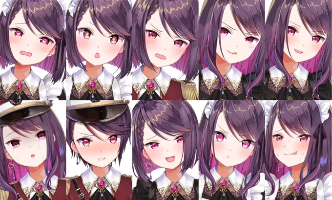 【お仕事】#みれいどんどんクズになる
にじさんじ🐽郡道美玲先生の表情差分Vol.5作らせて頂きました〜!

…………今回の表情差分めっちゃ可愛くない?!?!?!(ダウンロードはツリー先) 