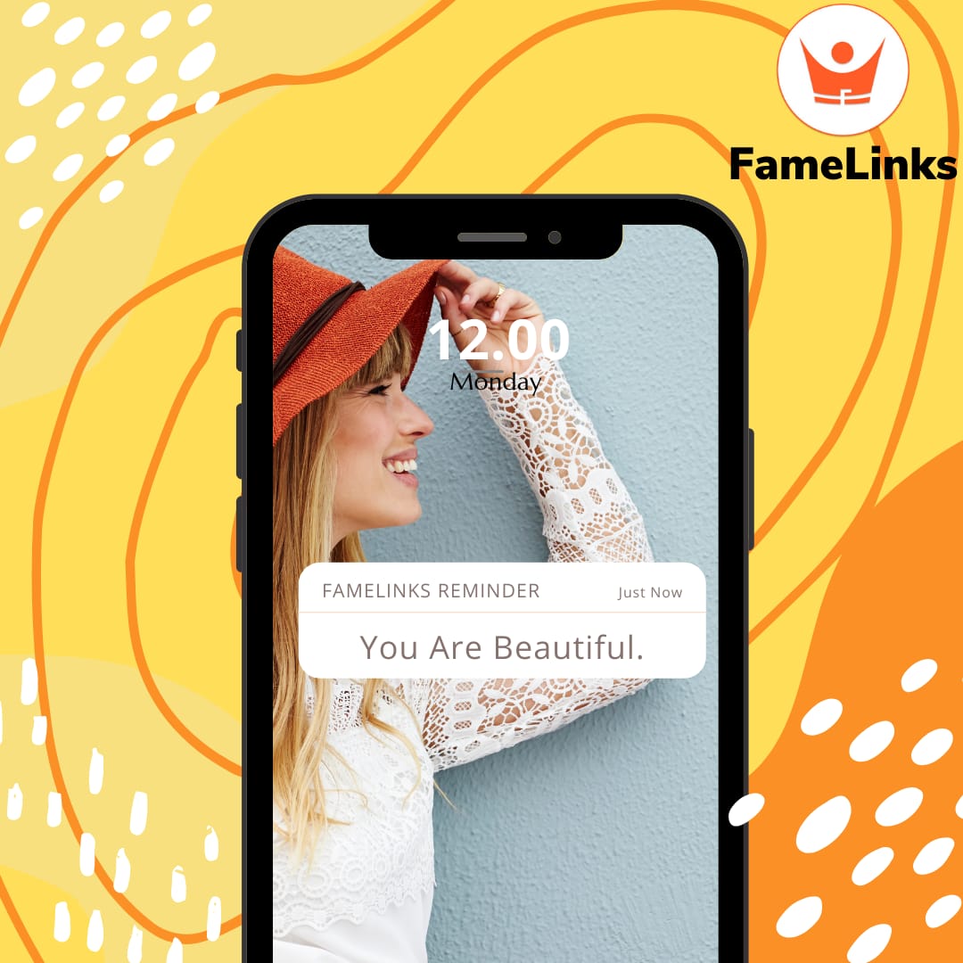 famelinksapp's tweet photo. REMINDER 💃🕺🔊
Famelinks want to tell you that we know that "You are Beautiful" and we appreciate that. To all the lovely and beautiful people of the world. Famelinks bring you the most exciting app for now...🥳
Coming soon
#MondayMotivation https://t.co/RstXQXLXEf
