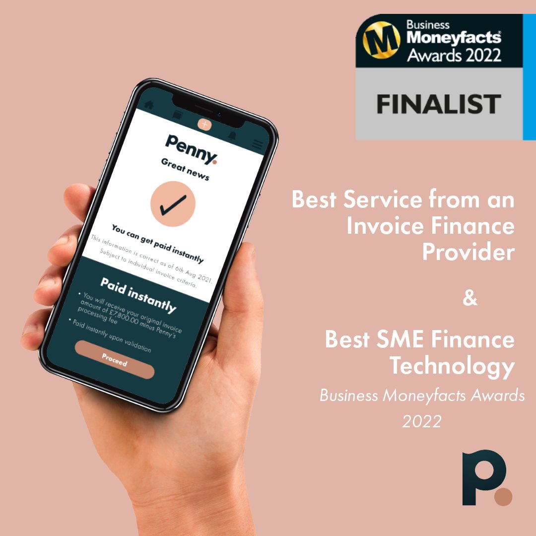We're over the moon that Penny has been shortlisted in the Business Moneyfacts Awards 2022, in not just one but two categories!

Congratulations to all of the finalists! <a href="/FinanceAwards/">Moneyfacts Group Awards Team</a>