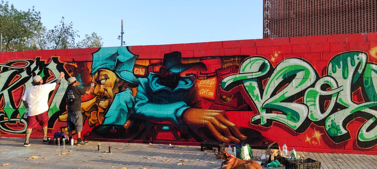 Last hours of light in #Barcelona