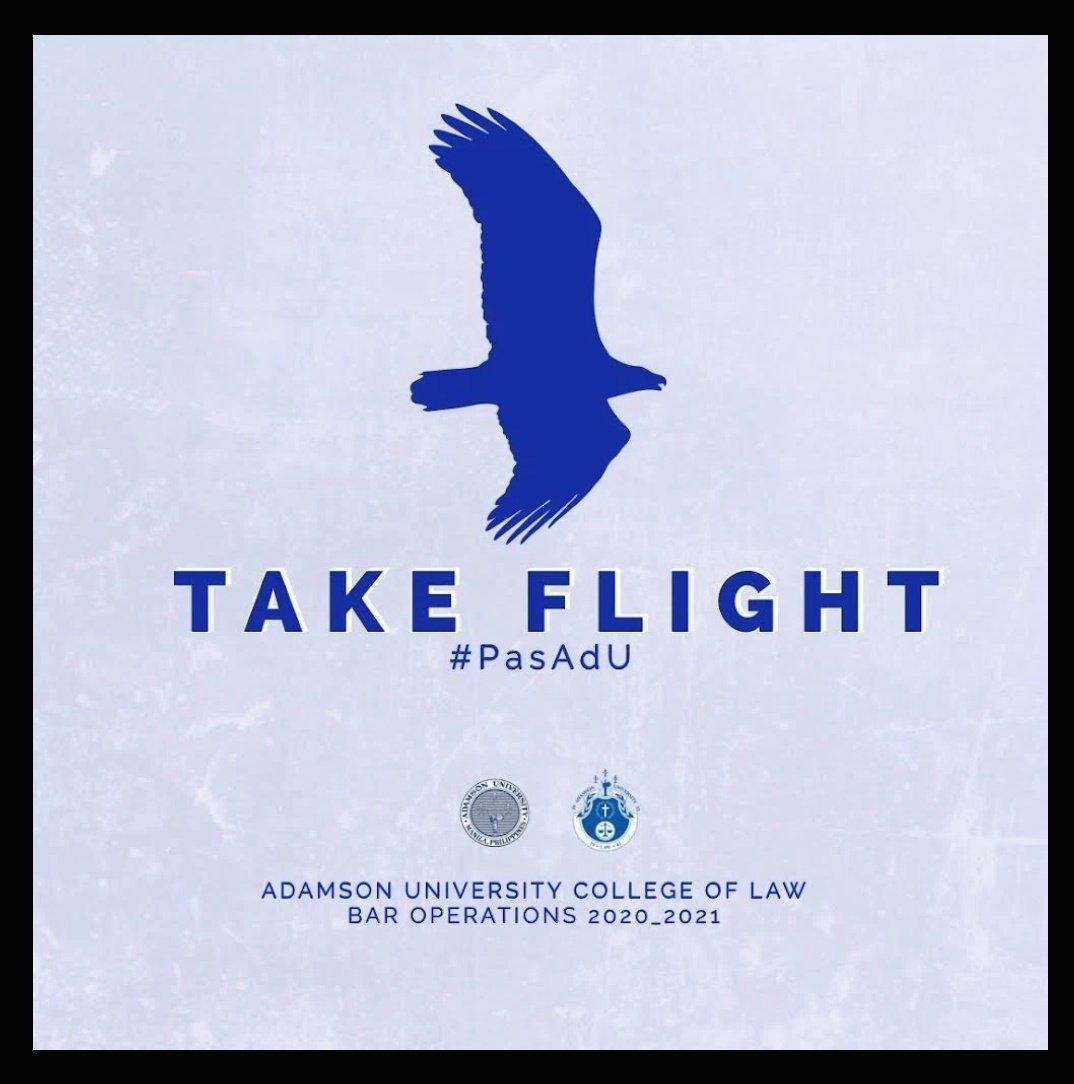 SyaNotEnaf's tweet image. Para sa mga #Klasmeyt na tatahakin ang landas ng pagiging abogado. Ang aming dasal sa inyong kaligtasan, kalusugang pisikal at mental.

We are right behind you, Klasmeyts! Go high and fly true, Adamson Law Falcons! Embrace the flight, and win the fight! 

#AdamsonCOL
#PasAdU
