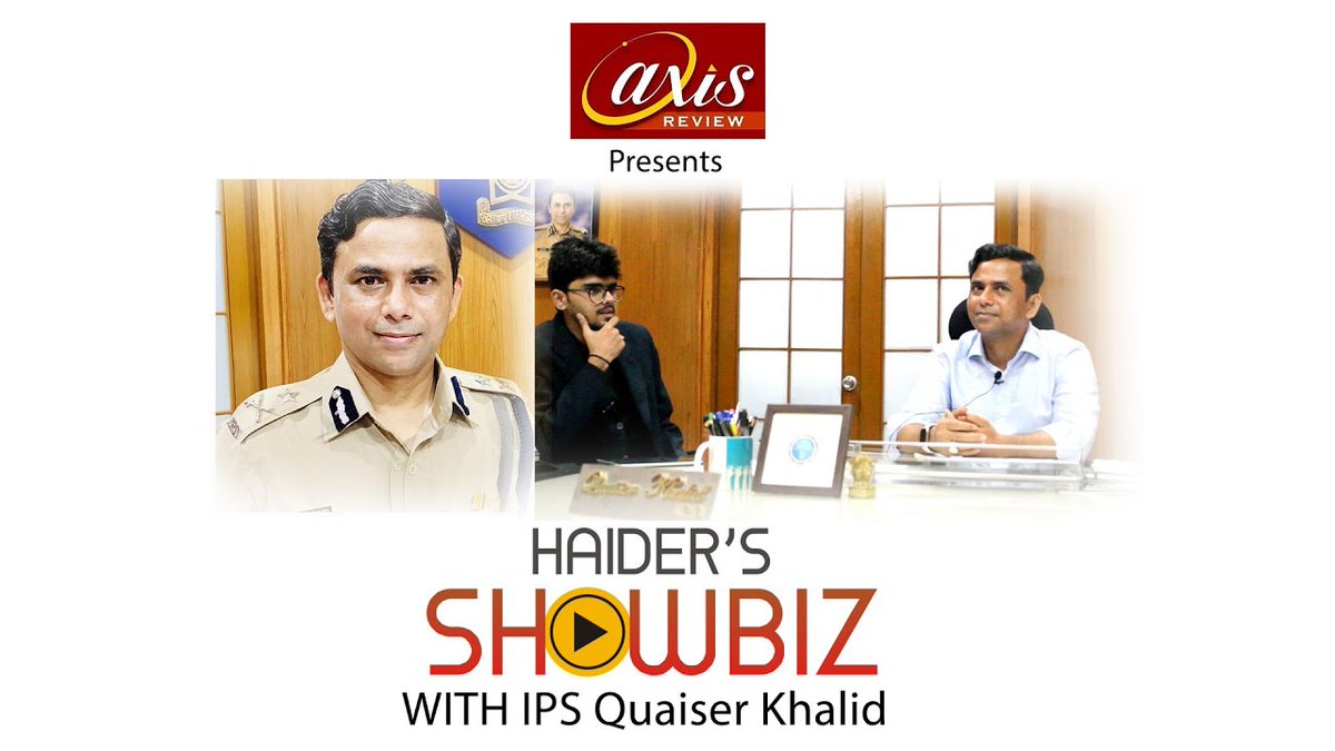 axisreview's tweet photo. @haidershowbiz presents third show with @ipsquaiserkhalid on social media awareness and crimes in modern era on July 27, 2019.

We hereby thank Quaiser Khalid Sahab to be a part of our show.
Link:
https://t.co/1QiYJWcynT

@grpmumbai @MumbaiPolice 

#haidershowbiz  #quaiserkhalid https://t.co/B9uIZJ24rS