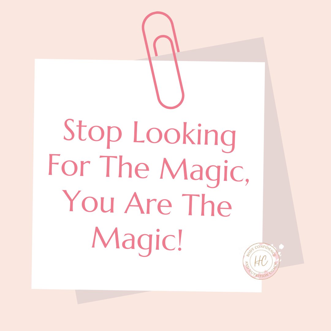 BodyConsulting's tweet photo. You are your own magic. 

#MondayMotivation 
#BodyImageMatters 
#BodyConfidence https://t.co/HqmP2tLqNs