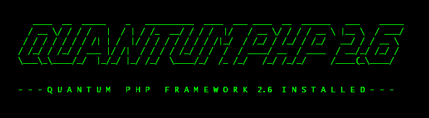 softberginc's tweet photo. We have finally released new version of our lovely QuantumPHP. The version 2.6 comes with lots of code enhancements, bug fixes and new features. As promised the SleekDB is now has been integrated and is served as default DB engine. 
#quantumphp #phpframework #sleekdb #orm #php https://t.co/UVFcLTBtbb