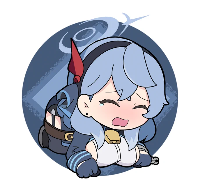 今回はブルアカのアコちゃんです。#ブルーアーカイブ 