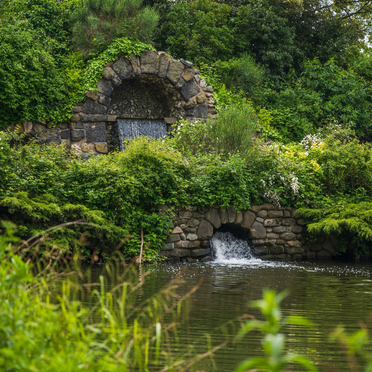 Our Cascade was designed by #WilliamKent and was inspired by Italian #Renaissance gardens. Construction began in 1738 but it never worked properly in Lord Burlington's time. In 1748 the hydraulics were pronounced a failure and it remained dry until its restoration in 1996-7.