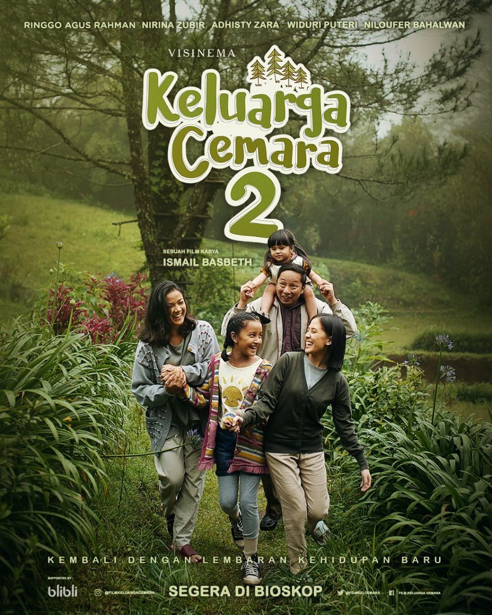 Keluarga Cemara 2!!

Selain kangen bertemu lagi dengan keluarga Abah, cukup penasaran juga konfliknya bakal di-expand kemana lagi di sequel-nya kali ini.

Dijadwalkan tayang tahun ini! :)