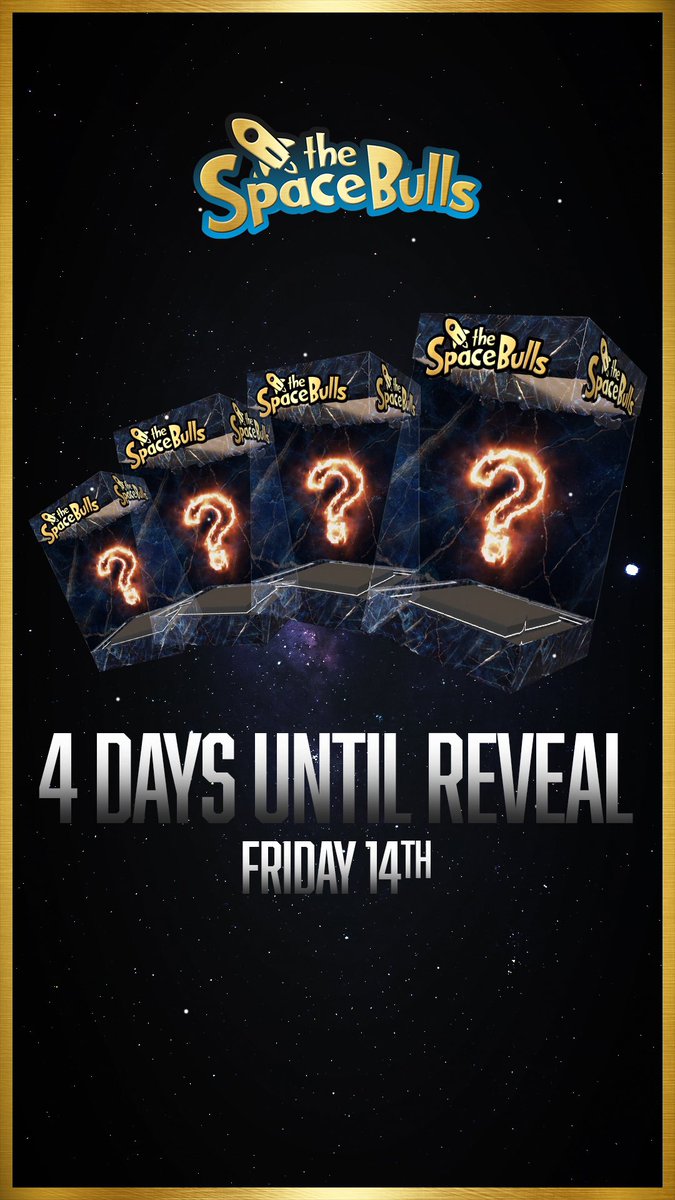 TheSpaceBulls's tweet photo. 🔥 4 DAYS UNTIL YOU GET TO MEET YOUR SPACEBULL! 🔥 https://t.co/0ZX1Iq1uln