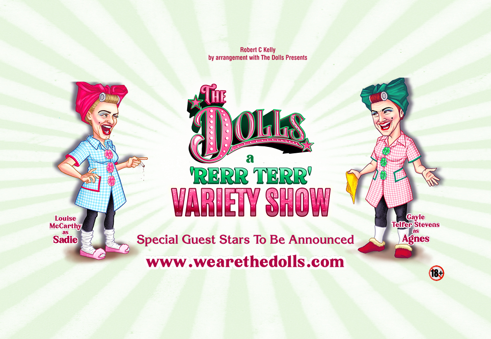 Scotland’s top comedy stars Louise McCarthy and Gayle Telfer Stevens are “back in the overalls” as Scotland’s favourite cleaners <a href="/The_Dollsshow/">The Dolls</a>  🏴󠁧󠁢󠁳󠁣󠁴󠁿

04 Feb 2022

Book Now 👉 bit.ly/3GcFJA5