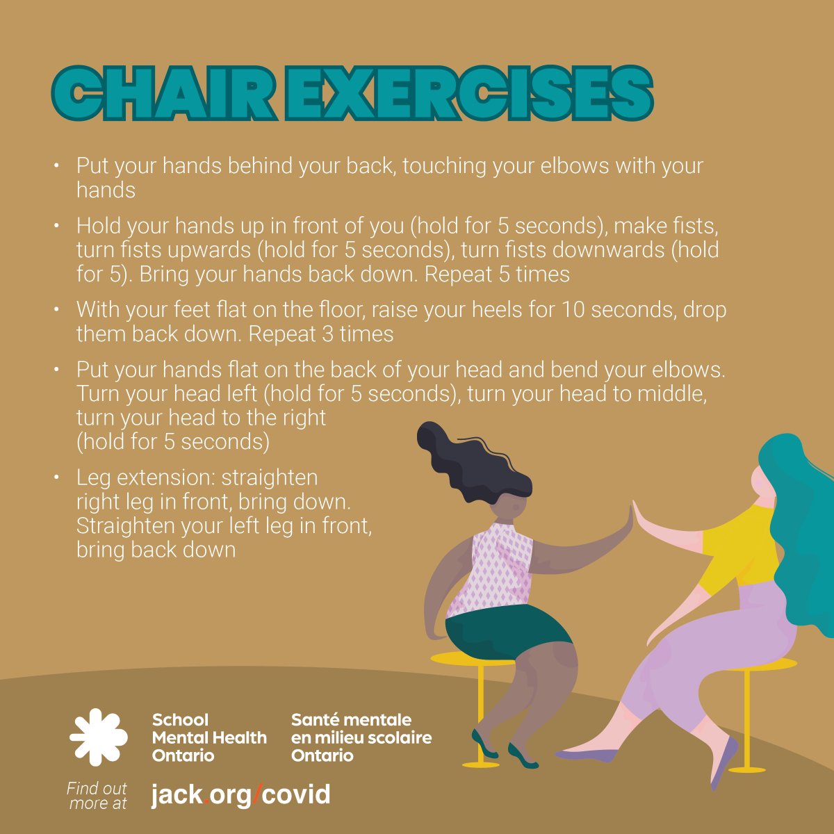 💡Feeling anxious affects our bodies &amp; minds. Muscle relaxation exercises can help us feel better in our bodies which in turn can help us feel better in our minds. All our bodies work in different ways. You can adjust these activities however you need to make them work for you.