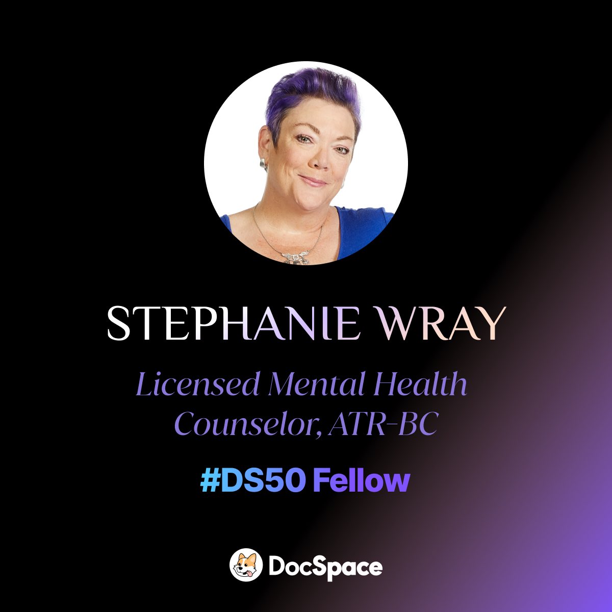 stephwrayarts's tweet image. Excited to announce that I’m a Fellow for the inaugural DocSpace 50 Fellowship! 

Ready to learn from industry visionaries about business formation along with 49 other clinicians. 

Coming in 2022-50 New Private Practice Owners!

#DS50 Fellow #DocSpace #therapistcommunity
