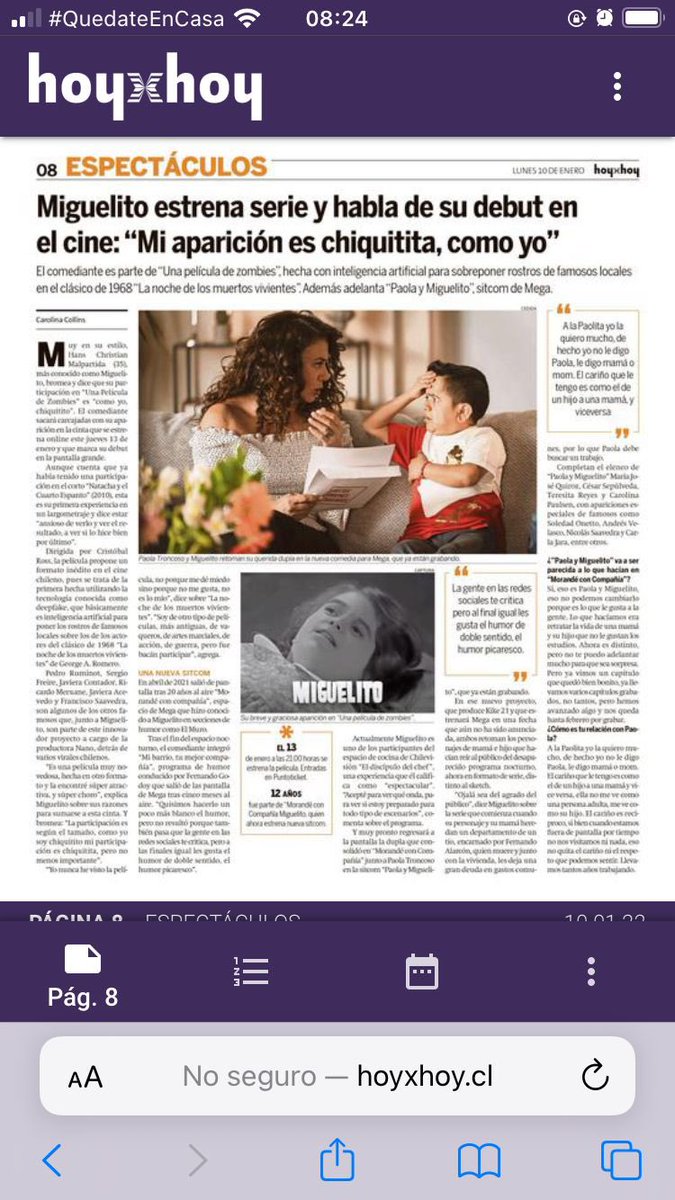 ᴹᶦᵍᵘᵉˡᶦᵗᵒ ᵃᵖᵃʳᵉᶜᶦᵒ́ ᵉⁿ ˡᵃ ᵖʳᵉⁿˢᵃ ʰᵃᵇˡᵃⁿᵈᵒ ᵈᵉ ᵁⁿᵃ ᵖᵉˡᶦ́ᶜᵘˡᵃ ᵈᵉ ᶻᵒᵐᵇᶦᵉˢ