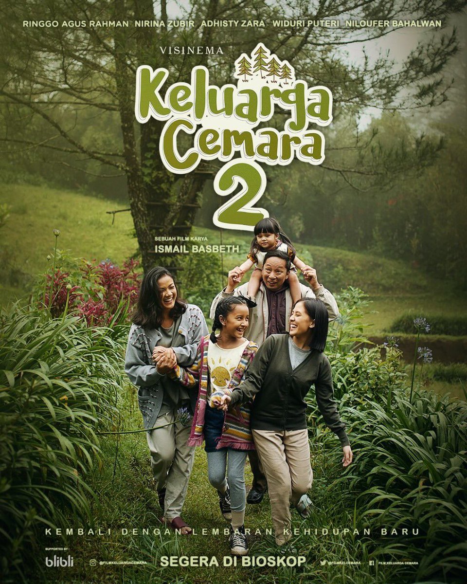 Coming soon-nya Visinema (lagi) 

Keluarga Cemara 2 

Sekarang sudah ada Agil, trus Euis dan Ara juga sudah pada gede. Konfliknya bakal gimana? Tentu belum ketahuan. Kita tunggu saja di bioskop.