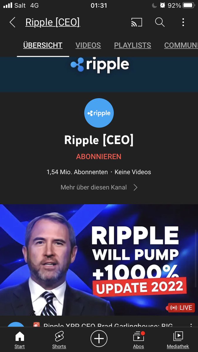 ChristophNieman's tweet photo. @xrpforensics 
Please check latest XRP (Ripple CEO, Youtube) Scam. 450‘000 XRP stolen!

Scam Account used:

https://t.co/kvshrqZXg9 

Funds were transfered to HubiGlobal it seems. https://t.co/vBHEWse2uQ