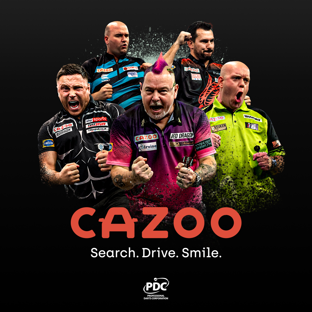 PDC Darts Twitter: "The World Darts Championship will be sponsored by @CazooUK, along with the UK Open, Players Championship Finals and The Masters Full story https://t.co/kGsFKqbFet https://t.co/I50bG2U6d9" / Twitter