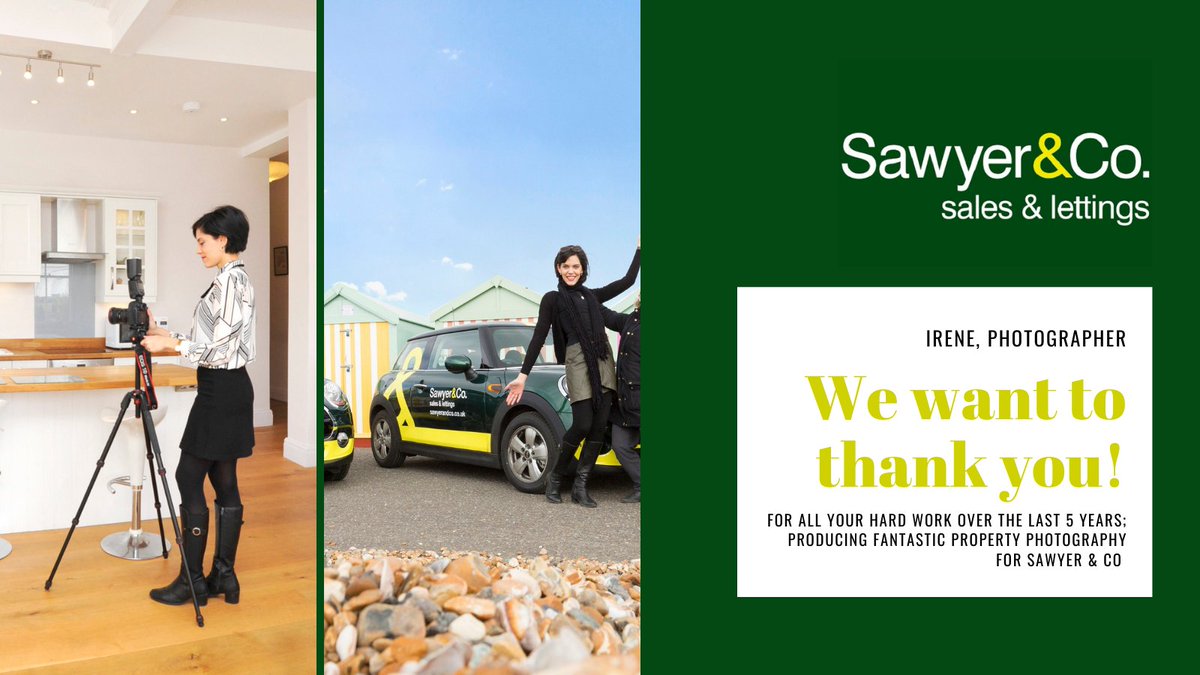 Congratulations to Irene on five years at Sawyer &amp; Co. 🎉

Thank you for all your hard work!

Irene joined the team in 2017 and currently works as our professional in house photographer. 

#Congratulations #hardwork #welldone #thankyou #sawyerandco #Brighton #Hove #photography
