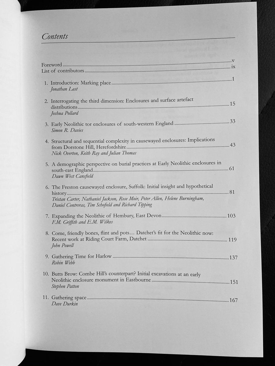 DawnCansfield's tweet image. Excited to receive this in today’s post (publications are like buses sometimes, it seems!) #Neolithic #archaeology #enclosures #causewayedenclosures