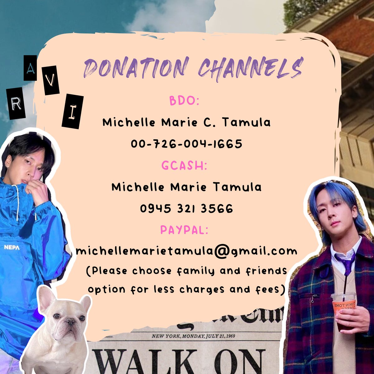 RAVIPhilippines's tweet photo. If you are willing and able to donate to help us reach our gift to RAVI and make his day more special, kindly check the photos for more details!! Thank you so much!! 💜

After donating, kindly fill up this form:
https://t.co/K0pA4qrdPW

2/2 https://t.co/fL1h7TQrpY