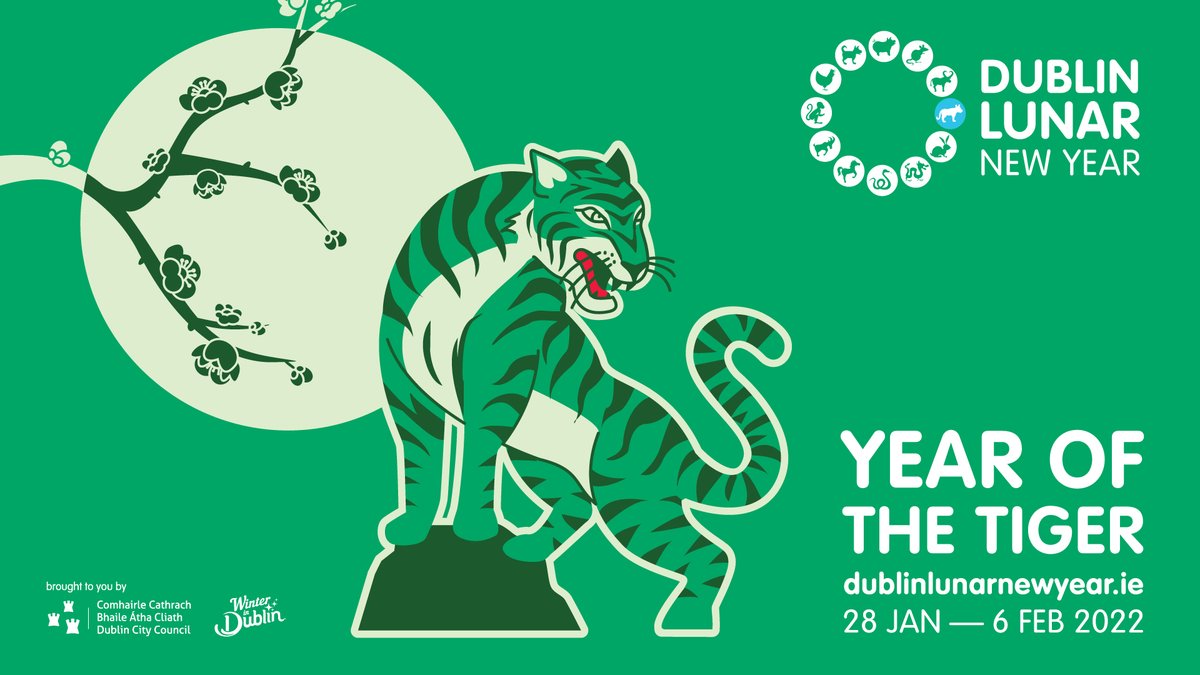 We have just gone live with the Dublin Lunar New Year 2022 programme to celebrate the Year of the Tiger! 🐯⁠

This year's programme consists of talks, performances, visual arts, workshops, music and family friendly events. ⁠

Find out more here ⬇️
dublinlunarnewyear.ie