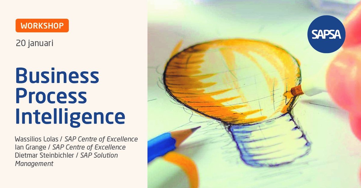 Join our 3h workshop January 20 at 9 am. We will do deep dives into different areas of SAP’s BPI portfolio with experts from SAP. sapsa.se/events/busines…